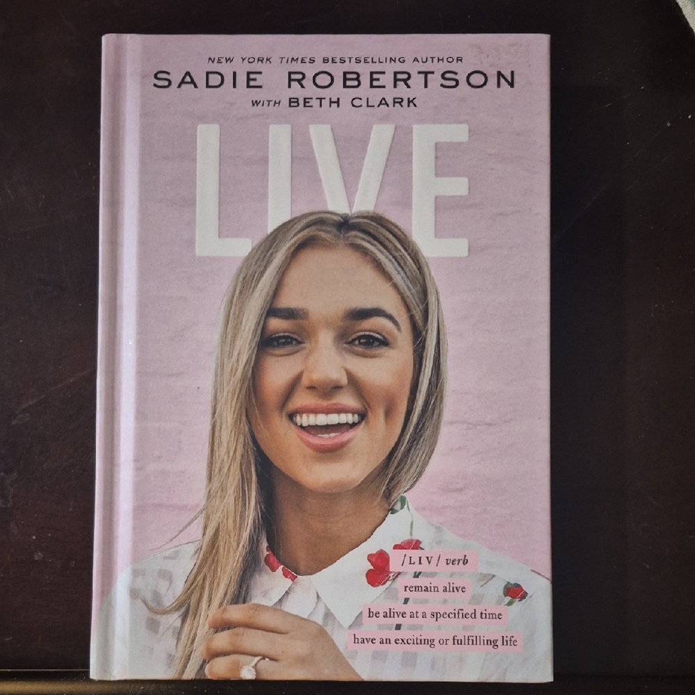 Sadie Robertson 'Live' Pink Hardcover Book